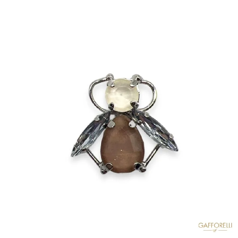 Joy charm brooch-Small Bee Brooch- Art. A541 - Gafforelli Srl