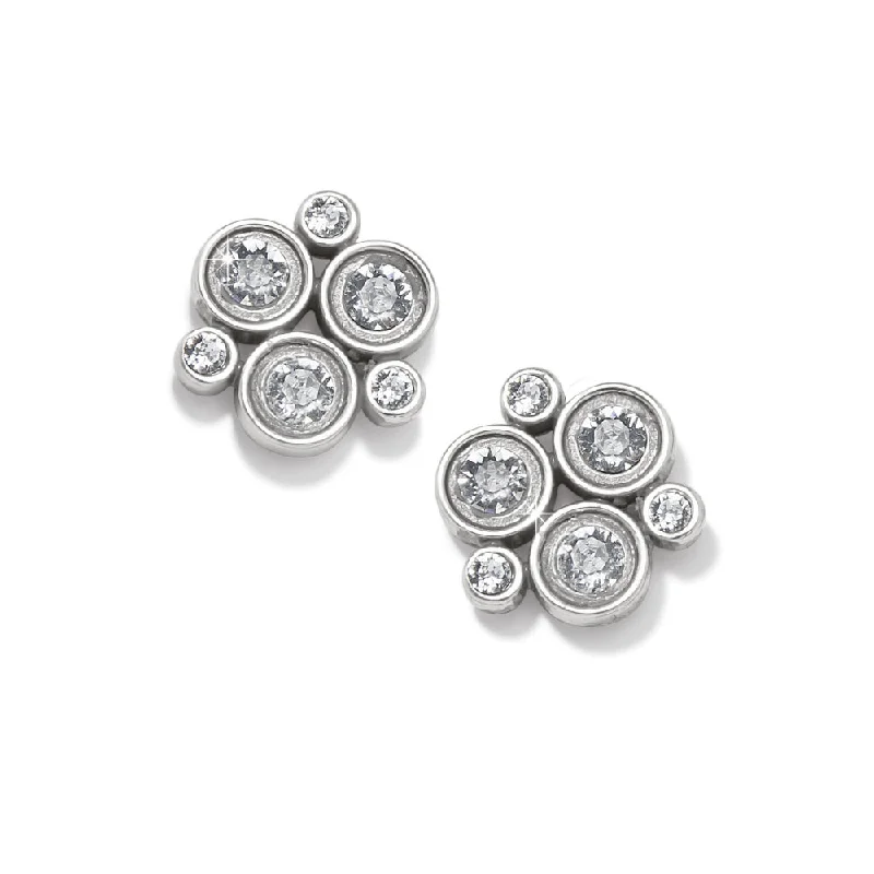 Solid ring earrings-Brighton Constella Cluster Post Earrings