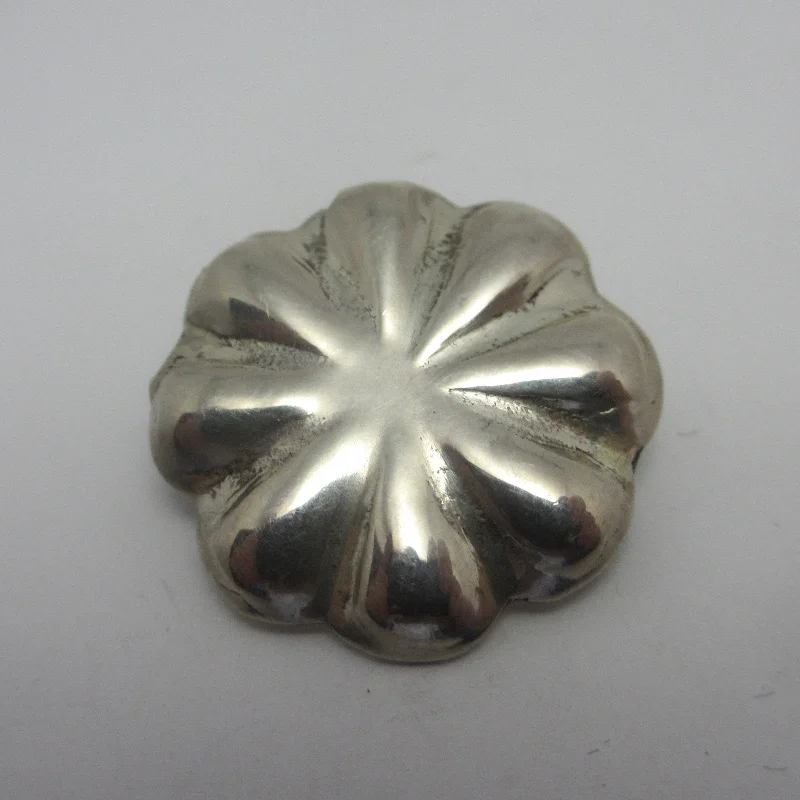 Antique bronze brooch-McKinley Gallup Day 2012 Sterling Silver Flower Brooch Pin Vintage