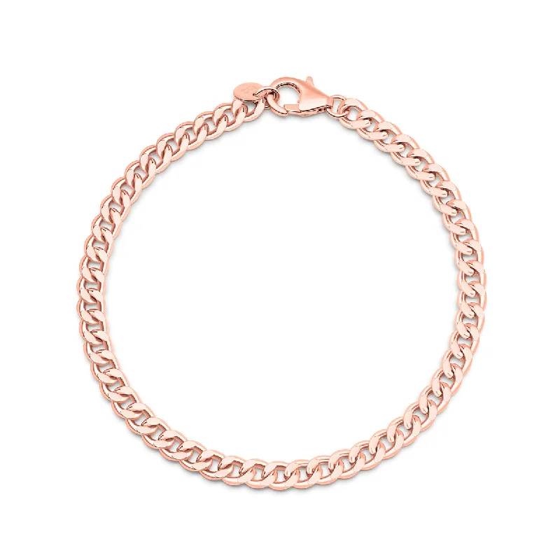 Chunky stone bangles-The Maya - Rose Gold