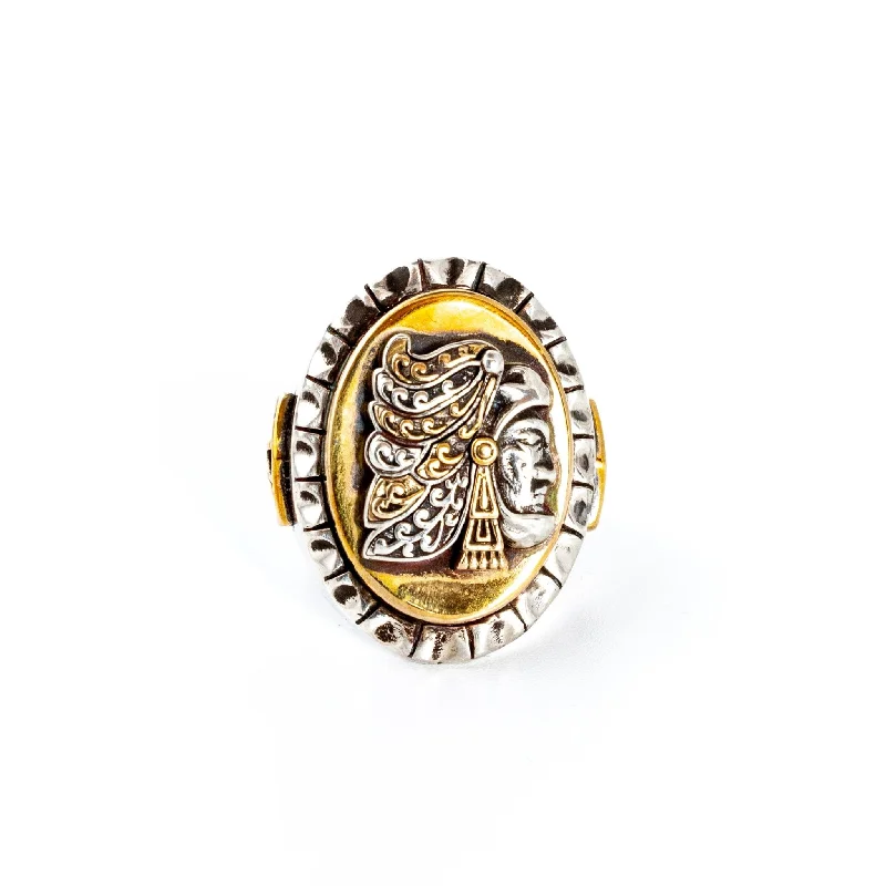 Surf theme rings-Cuau Eagle Warrior Ring