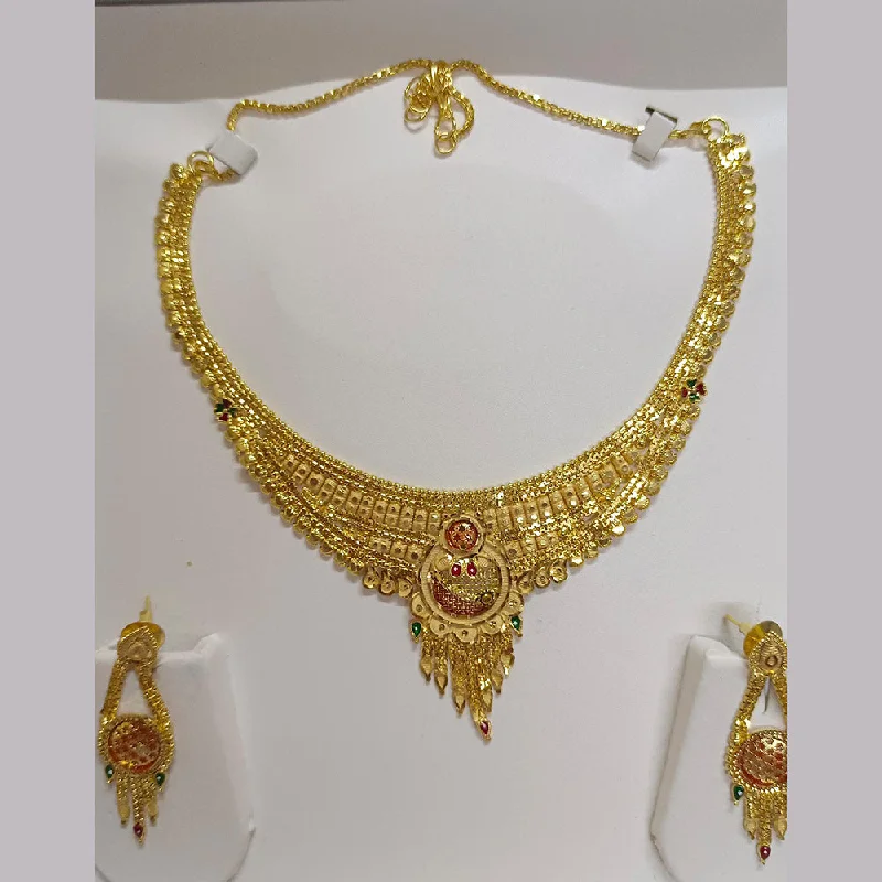 Pure crystal necklaces-Pari Art Jewellery Forming Necklace Set