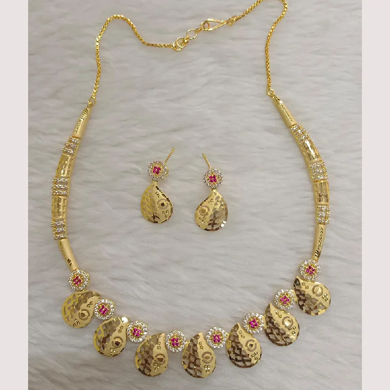 Linen thread necklaces-Pari Art Jewellery Forming Necklace Set