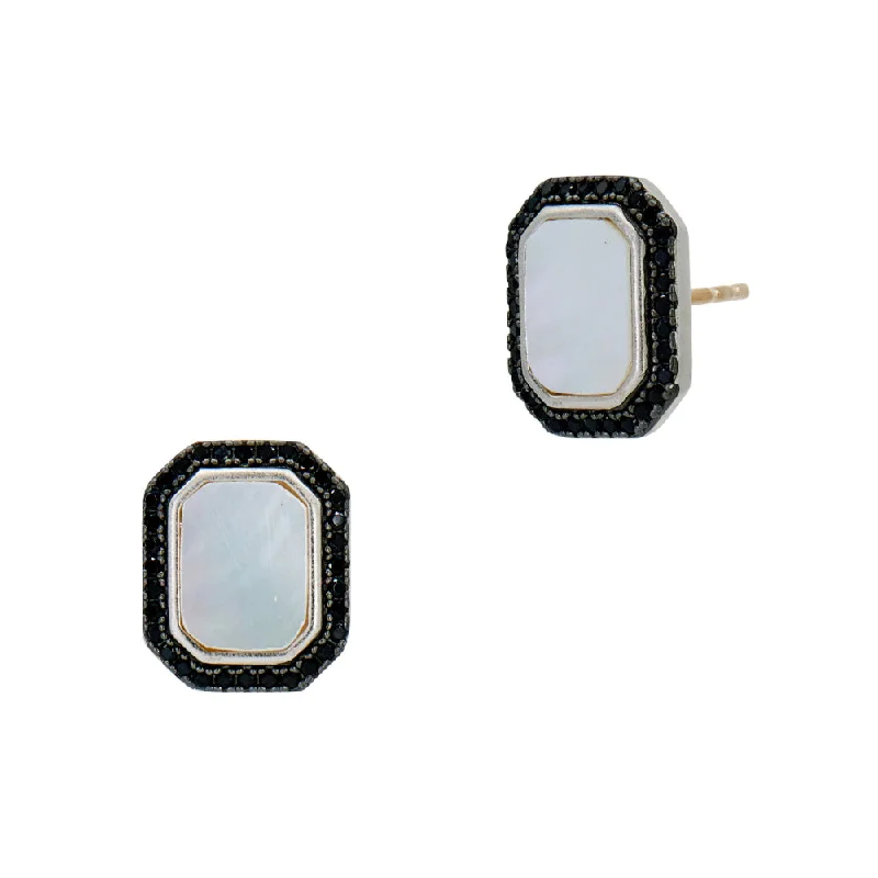 Stellar glow earrings-Freida Rothman Cobblestone Stud Earrings