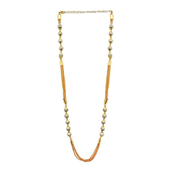 Vintage bead necklaces-Umiyaji 2 Tone Plated Chain