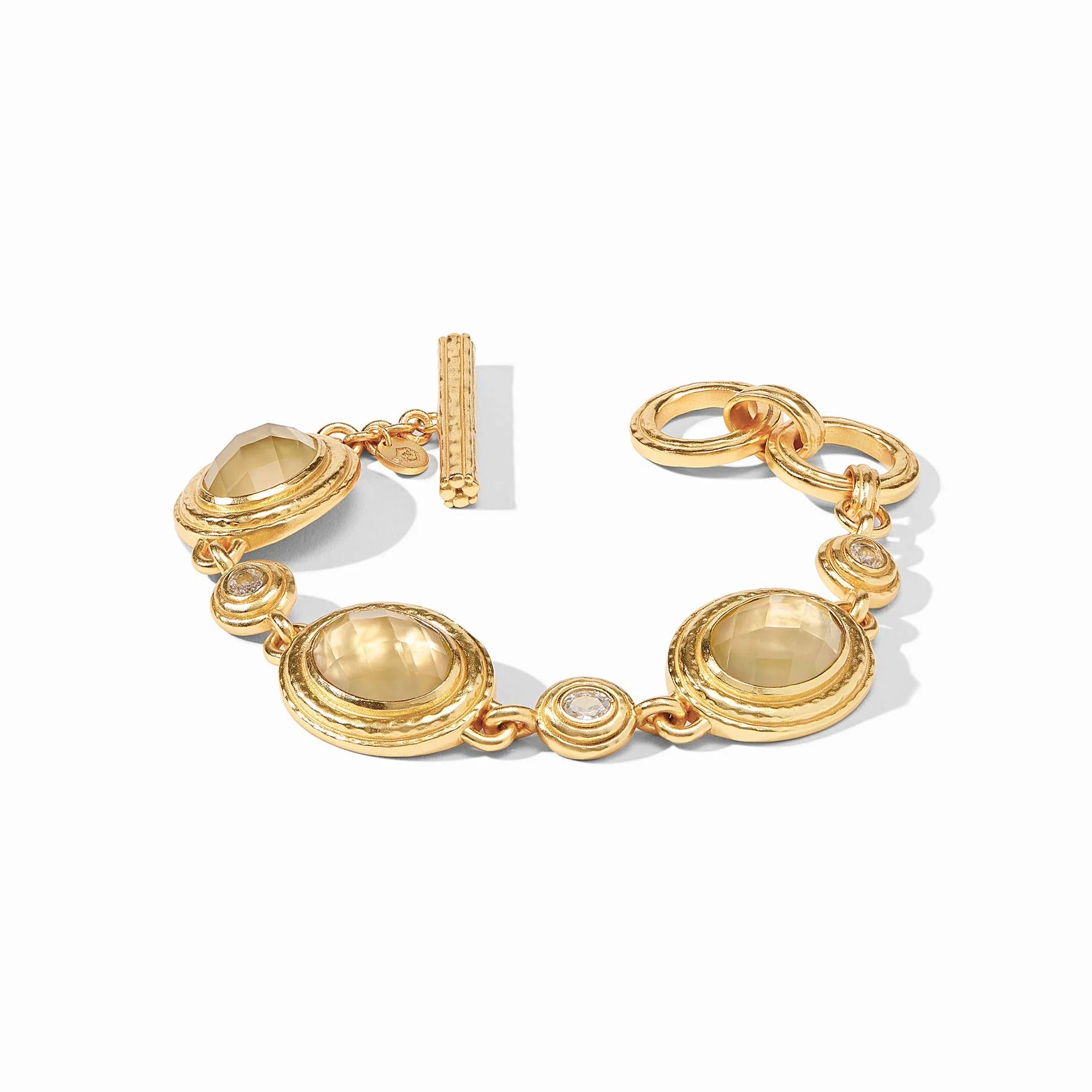 Pure eternity bangles-Julie Vos Tudor Stone Bracelet, Iridescent Champagne