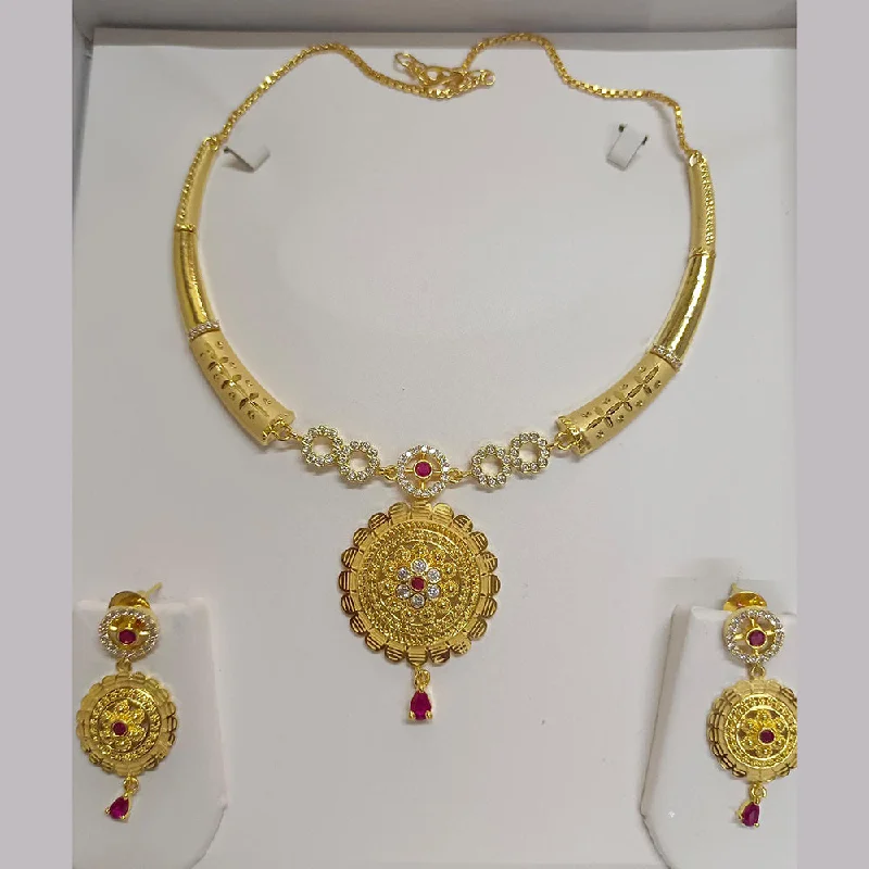 Shiny charm necklaces-Pari Art Jewellery Forming Necklace Set