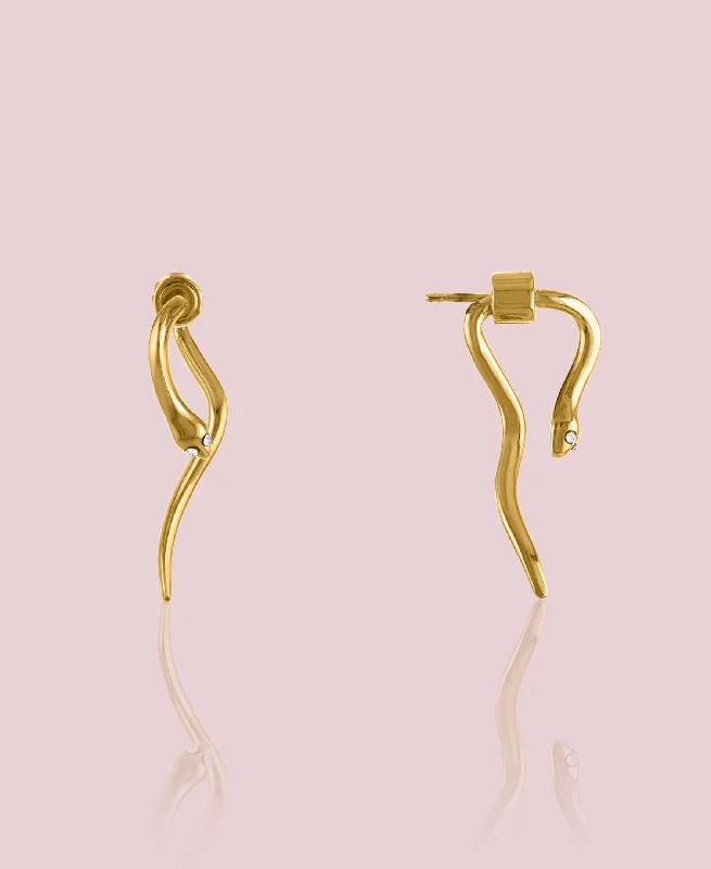 Sleek gem earrings-THE EJO EARRINGS