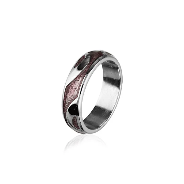 Sleek modern rings-Simply Stylish Silver Ring ER71