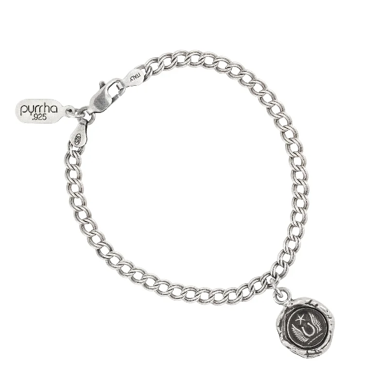 Secure clasp bangles-Luck & Protection Talisman Chain Bracelet