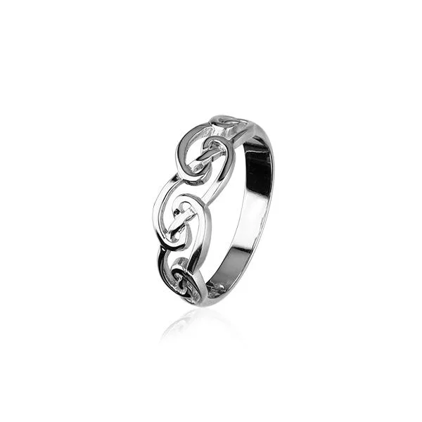 Pure form rings-Celtic Sterling Silver Ring R173