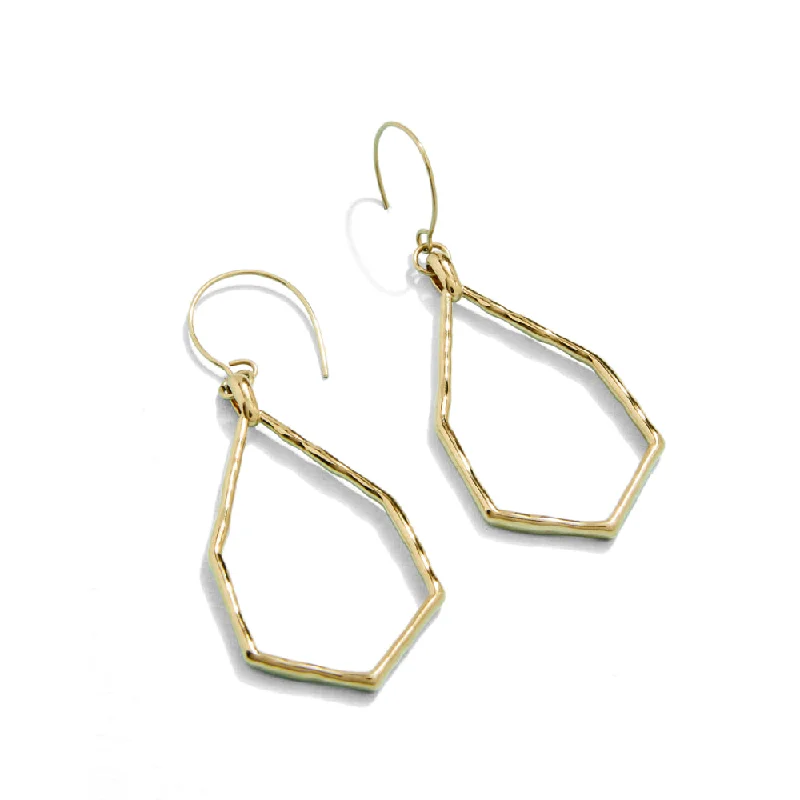 Surf design earrings-Spartina Splash The Point Earrings Gold