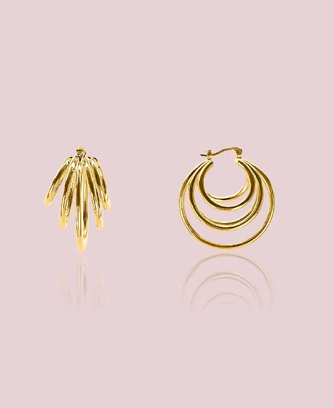 Birch wood earrings-THE ADESUWA EARRINGS