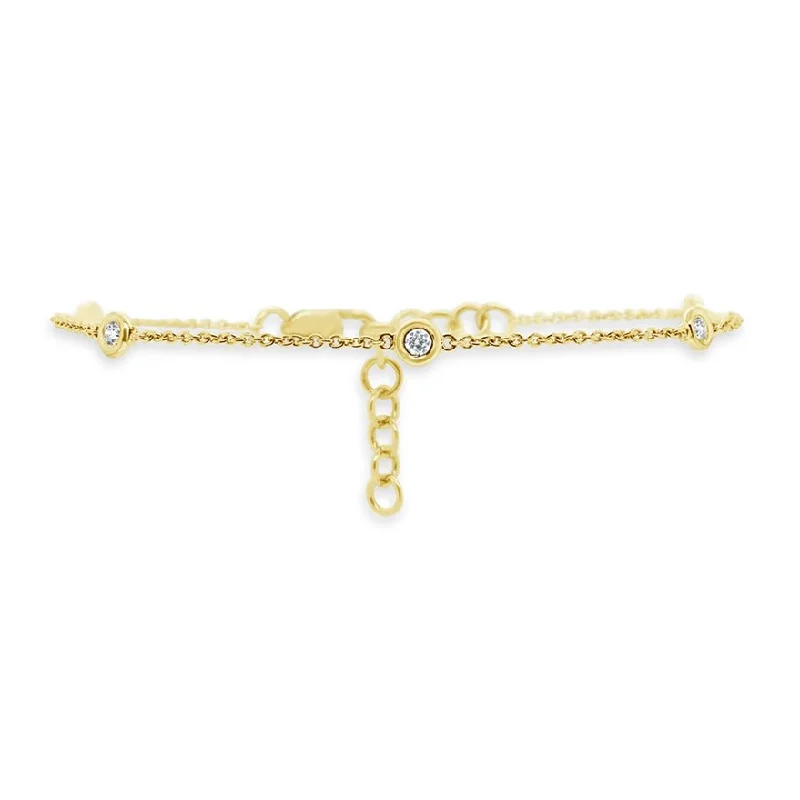 Quirky bangles-Diamonds by The Yard Bracelet