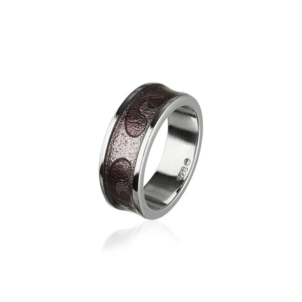 Spinel cut rings-Simply Stylish Silver Ring ER75