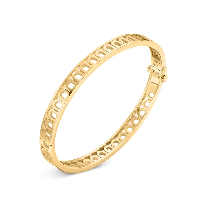 Vintage wrap bangles-L'Arc Treille Bangle PM, 18k Yellow Gold