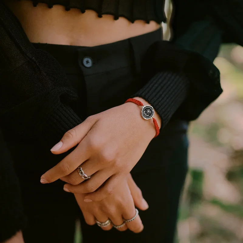 Fine cord bangles-Nightingale Braided Bracelet