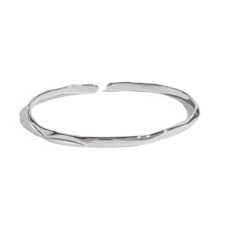 Spinel stone bangles-THE COCO BRACELET - sterling silver