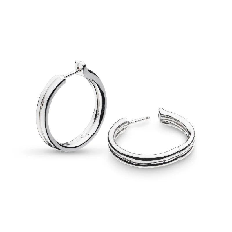 Bold hoop earrings-Kit Heath Bevel Unity Maxi Hoop Earrings