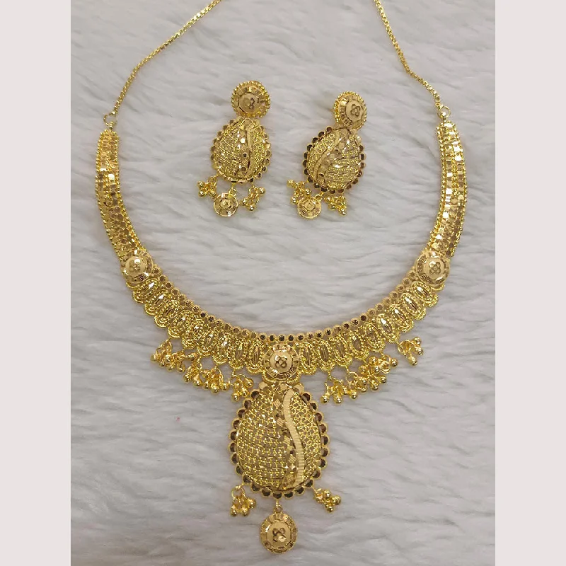 Tribal braid necklaces-Pari Art Jewellery Forming Necklace Set