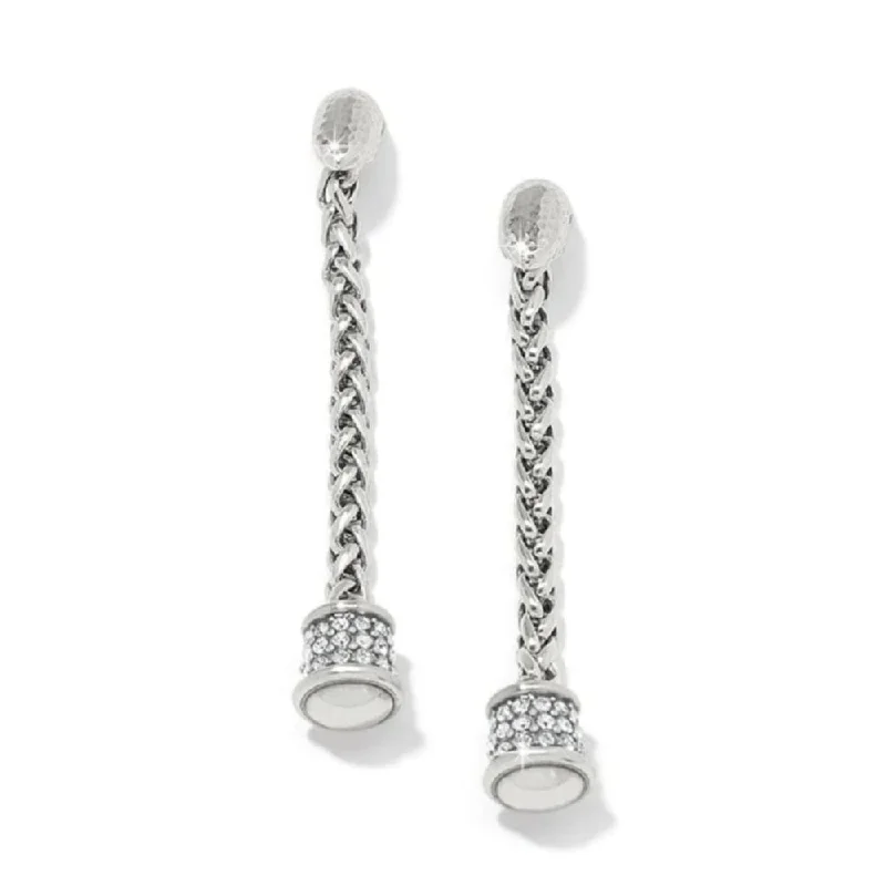 Crystal weave earrings-Brighton Meridian Ventus Post Drop Earrings