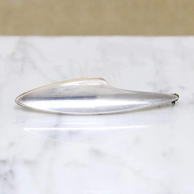 Tiny wing brooch-Dynamic Danish Modern Brooch Knudsen Design #2