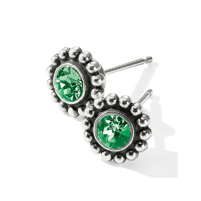 Fine charm earrings-Brighton Twinkle Mini Post Earrings - Peridot