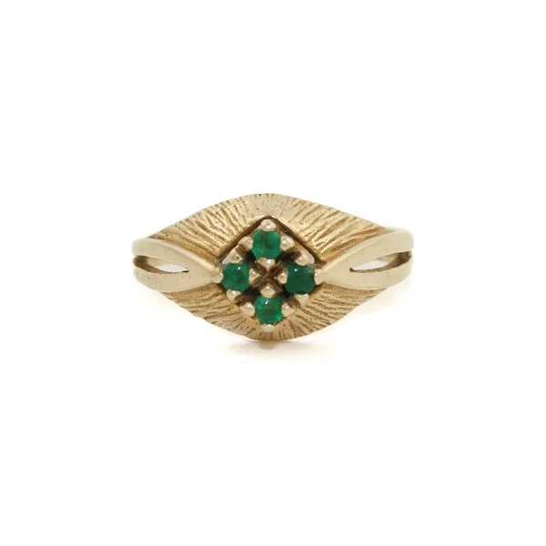 Antique promise rings-14k Art Deco Cocktail  Ring