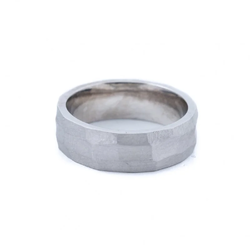 Cotton cord rings-Wavy x Sterling Silver Band Ring