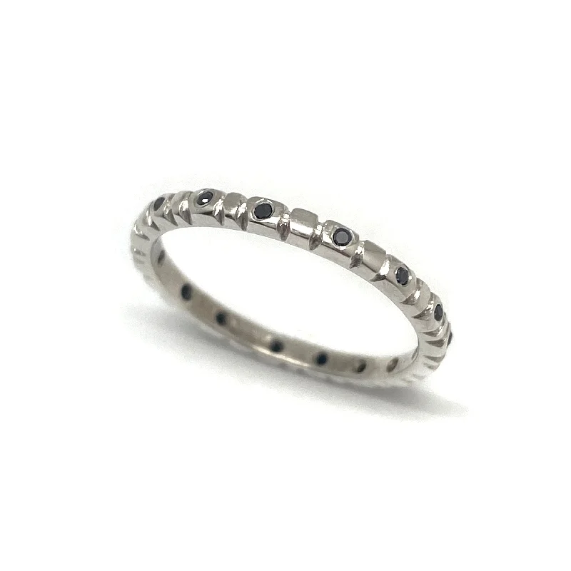 Vivid diamond rings-Black Diamond Ring