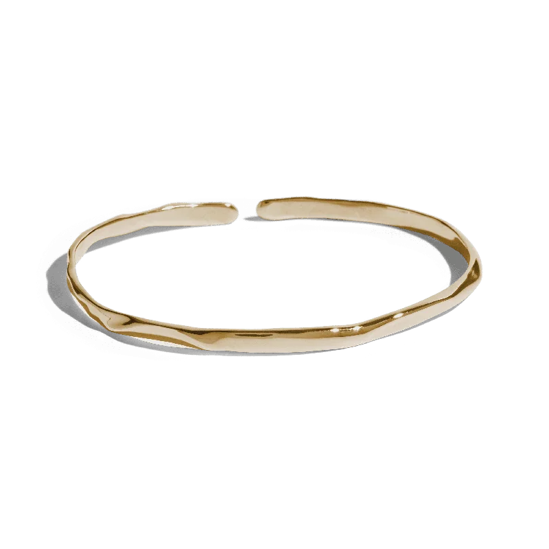 Crystal-twisted bangles-THE COCO BRACELET - 18k gold vermeil