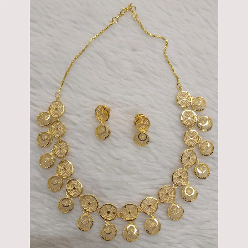 Curved gem necklaces-Pari Art Jewellery Forming Necklace Set