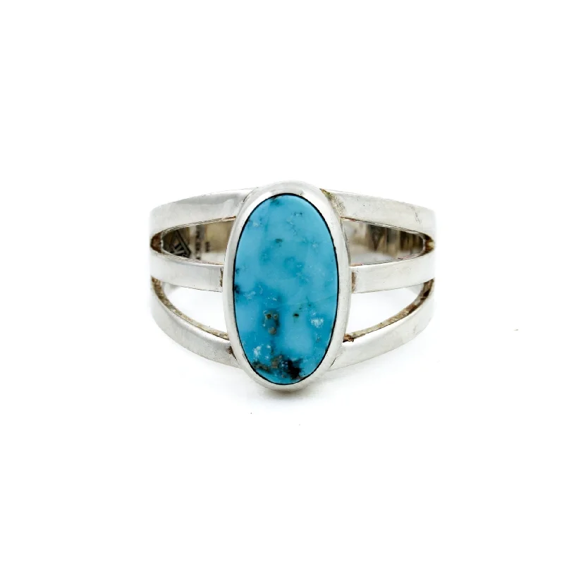 Astro birthstone rings-Oval Split Shank x Blue Ridge Ring