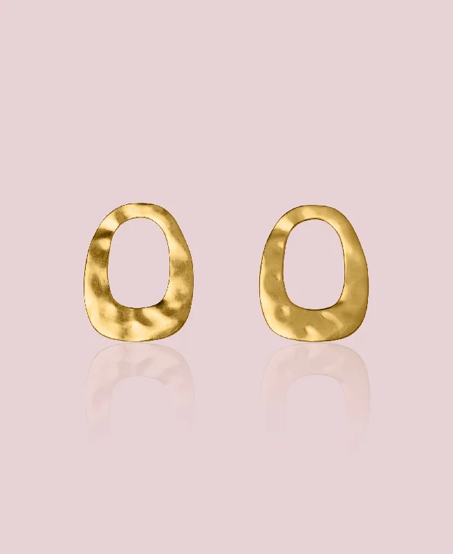 Wide hoop earrings-THE OMACHONU EARRINGS