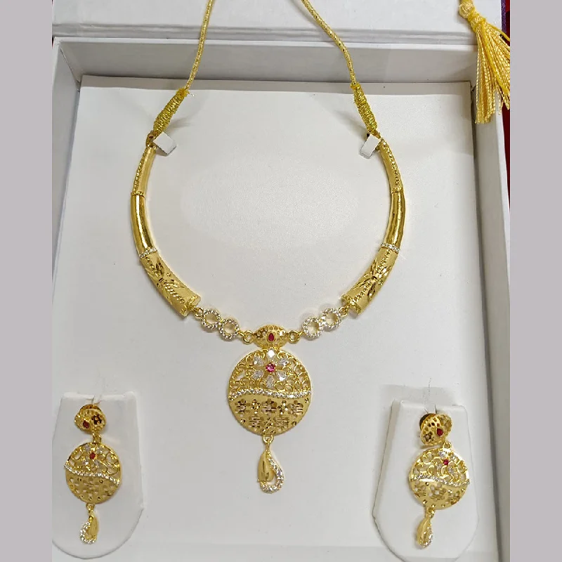 Trio birthstone necklaces-Pari Art Jewellery Forming Necklace Set