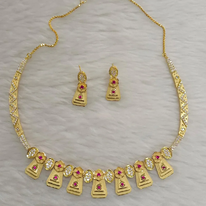 Turquoise gem necklaces-Pari Art Jewellery Forming Necklace Set