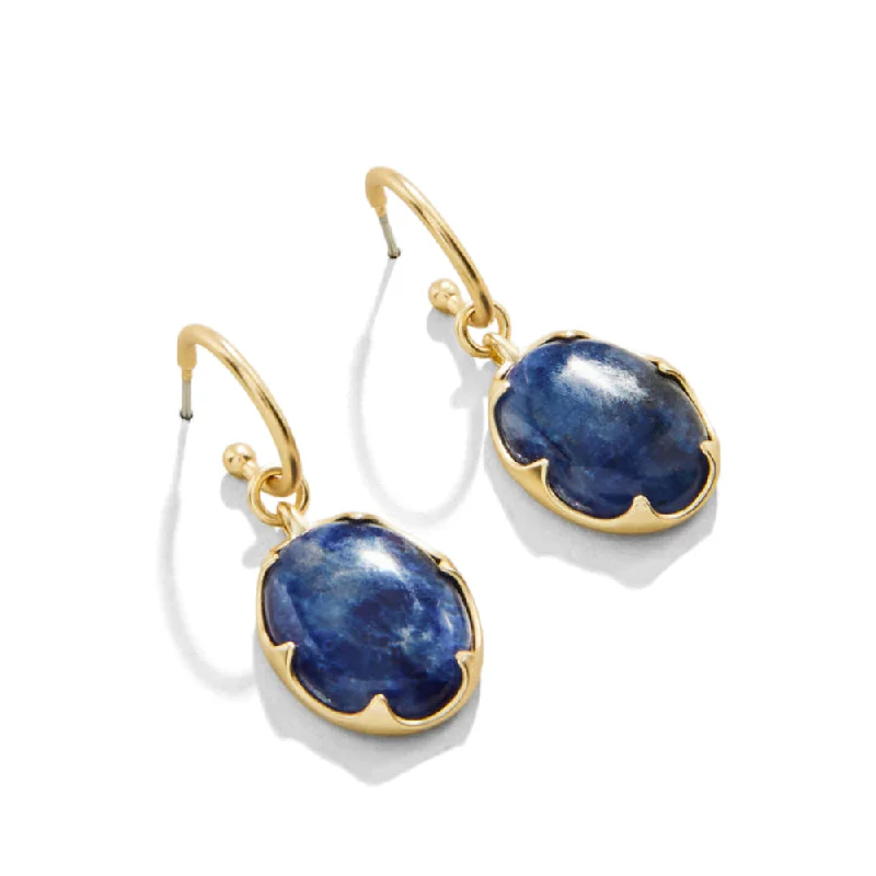 Smooth dangle earrings-Spartina Coralie Earrings Blue