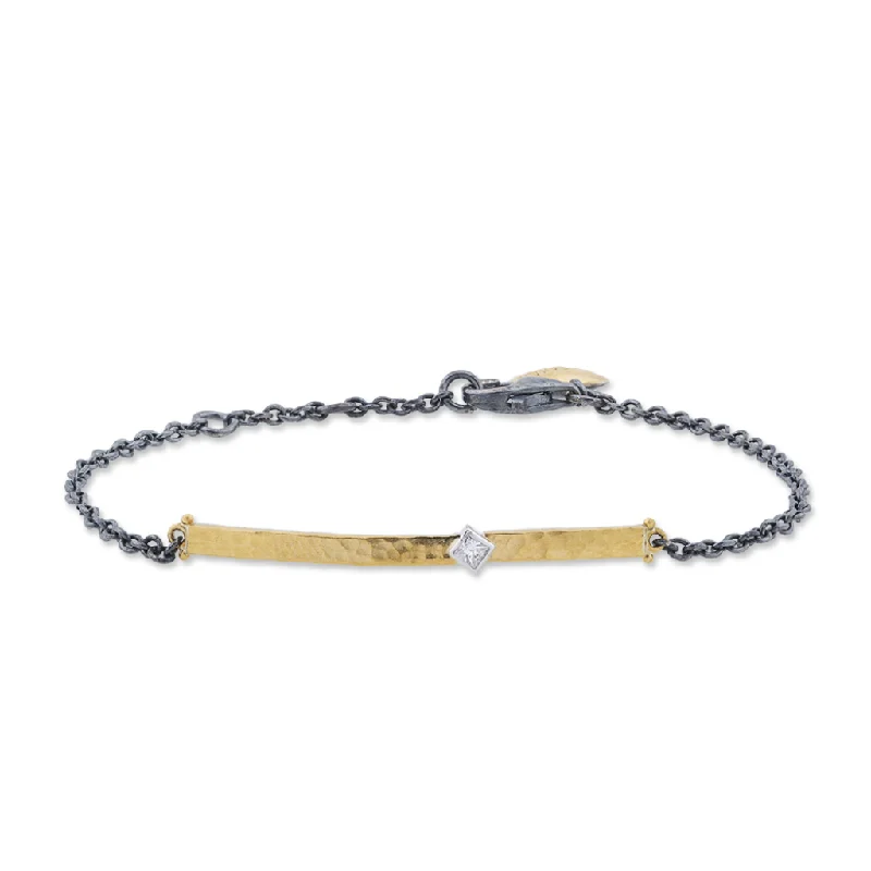 Layered link bangles-24K Diamond Bracelet