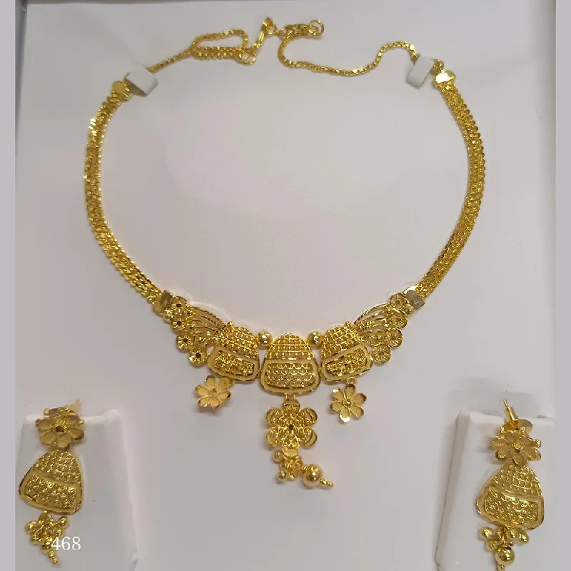 Heavy gem necklaces-Pari Art Jewellery Forming Necklace Set