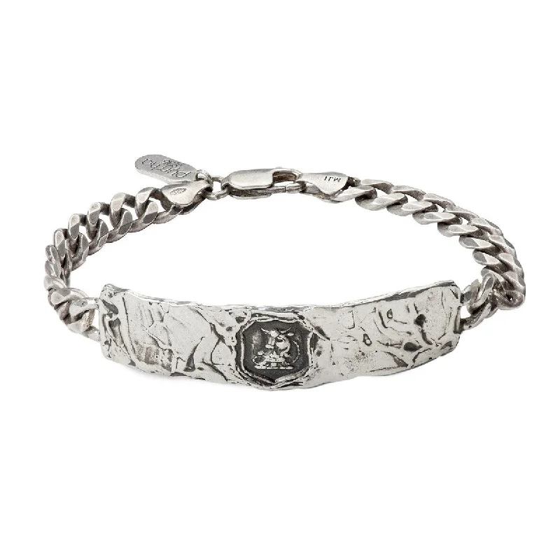 Full moon bangles-Fatherhood Wide ID Bracelet