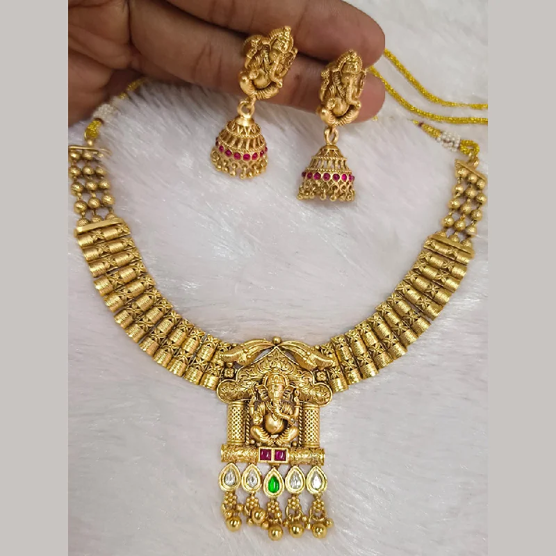 Radiant charm necklaces-Pari Art Jewellery Forming Necklace Set