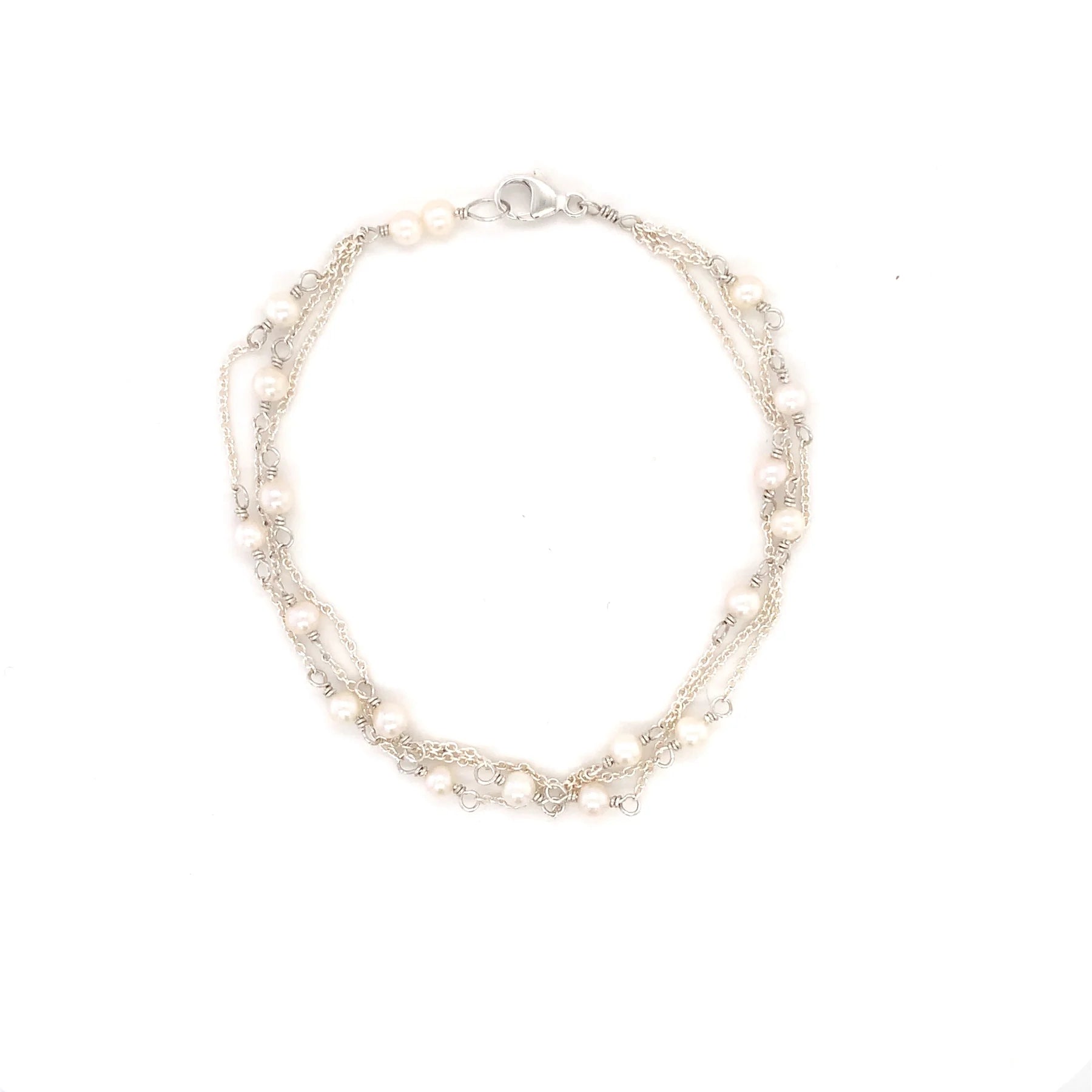 Pure link bangles-Pearl Confetti Bracelet