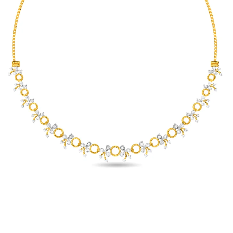 Oval shape necklaces-Trey Necklace