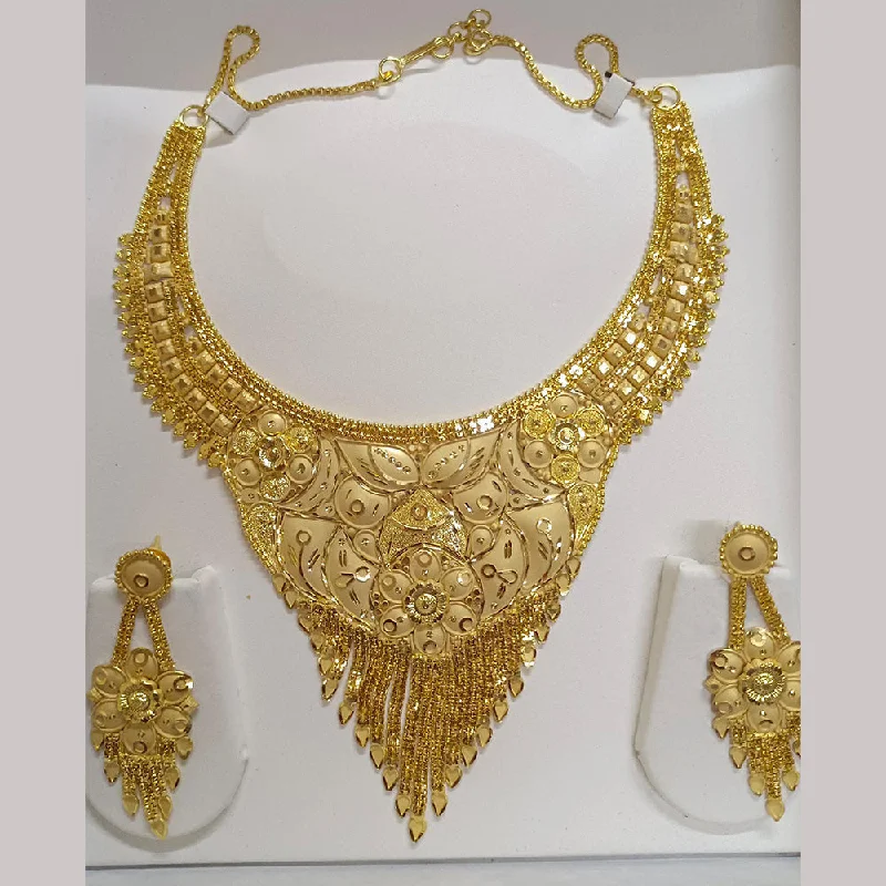 Drape-style necklaces-Pari Art Jewellery Forming Necklace Set