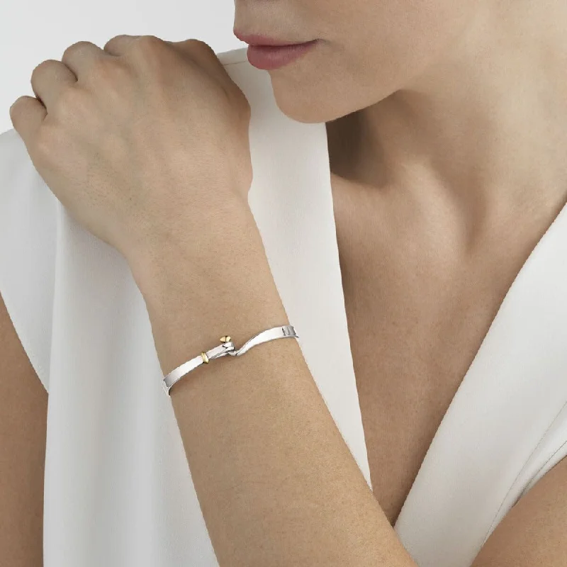 Faith charm bangles-Torun 18K and Silver Bangle