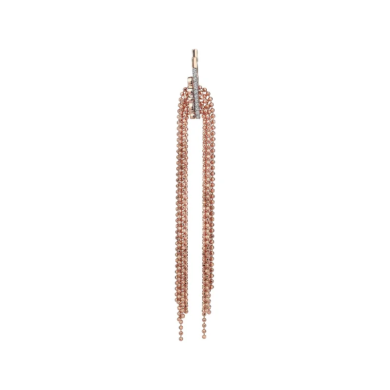 Solid bar earrings-York Dangling Chain Earring