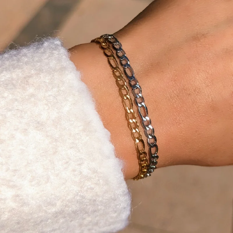 Linen thread bangles-Dainty Figaro Bracelet