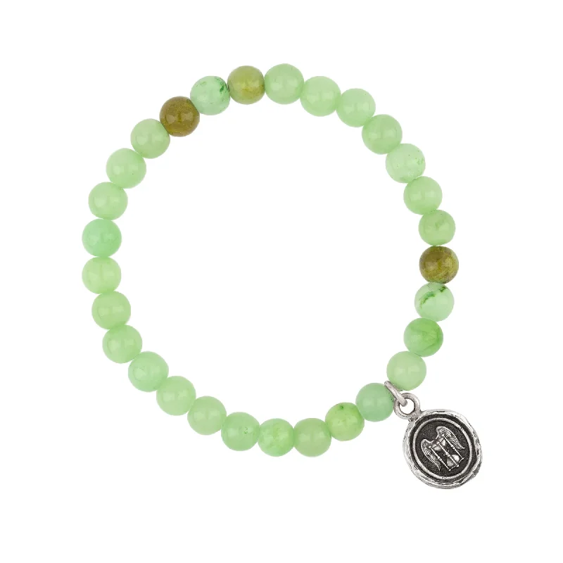 Spirit eye bangles-Mindful Appreciation Stone Stretch Bracelet