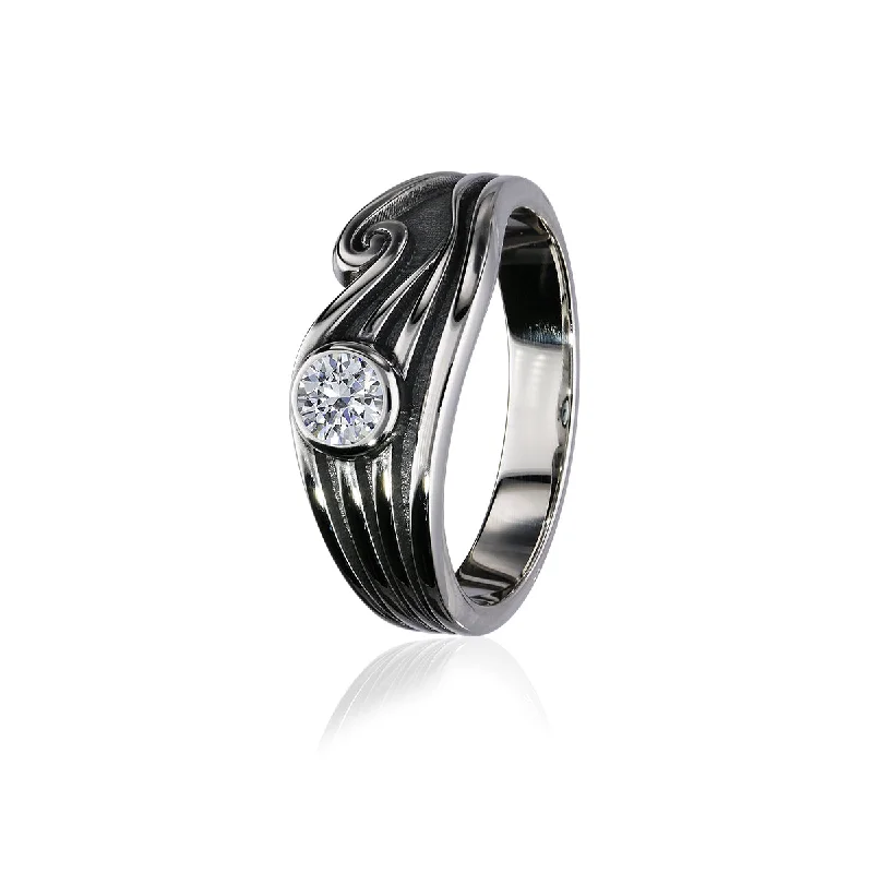 Blended metal rings-Tide Ring CR184