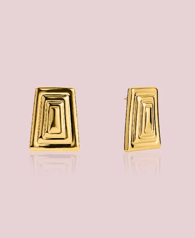 Swirl shape earrings-THE ÒLÓ EARRINGS